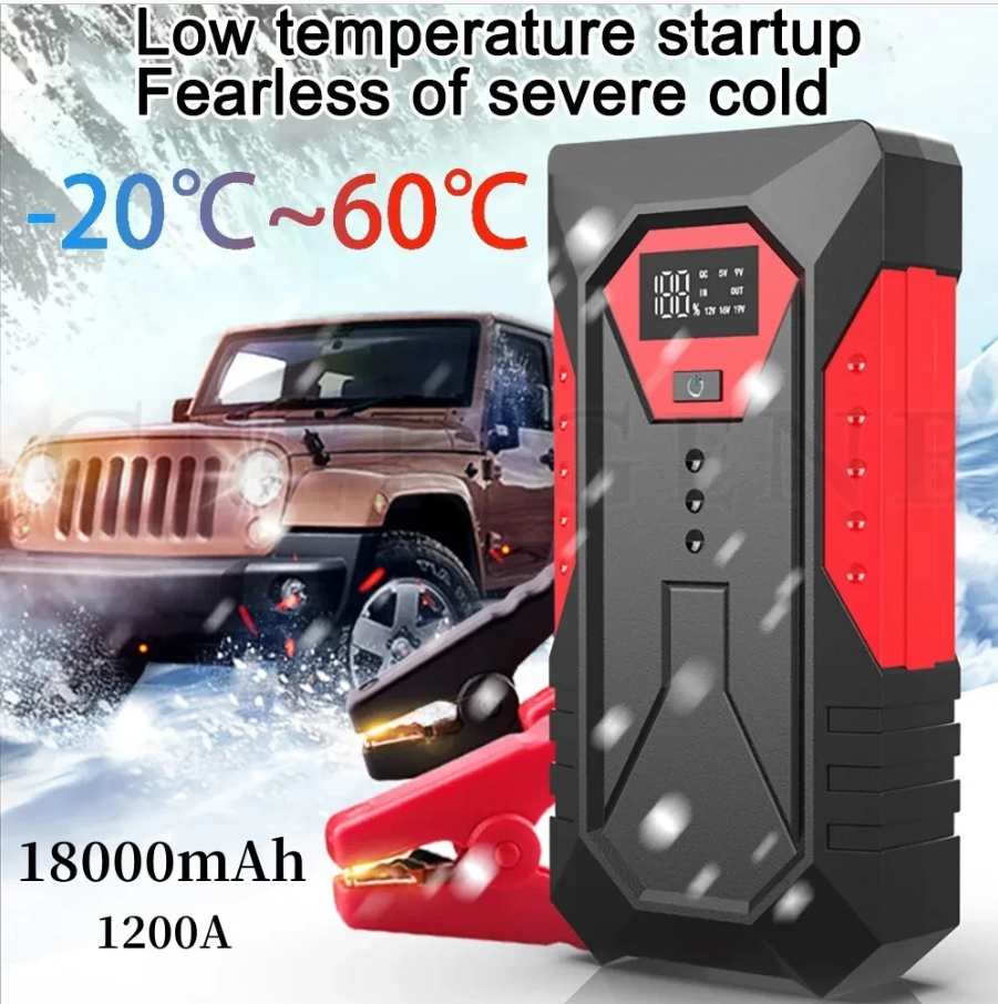 1200A 18000mAh Jump Starter