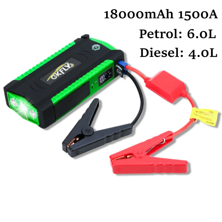 1500A 18000mAh Jump Starter