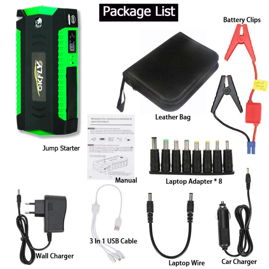 1500A 18000mAh Jump Starter